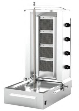 Kebab King 4 Burner Kebab Grill 72cm Skewer - SKU: GKLG151