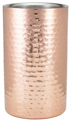 GenWare Hammered Copper Plated Wine Cooler - SKU: 003HC