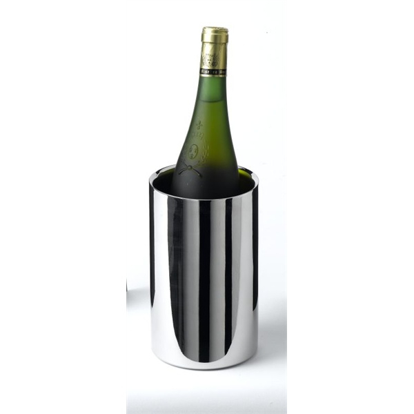 Polished St/St Wine Cooler 12 Dia X 18cm H - SKU: 003P