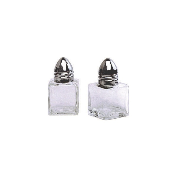Individual Glass Pepper Pot 30 x 30 x 50mm - SKU: 008-6