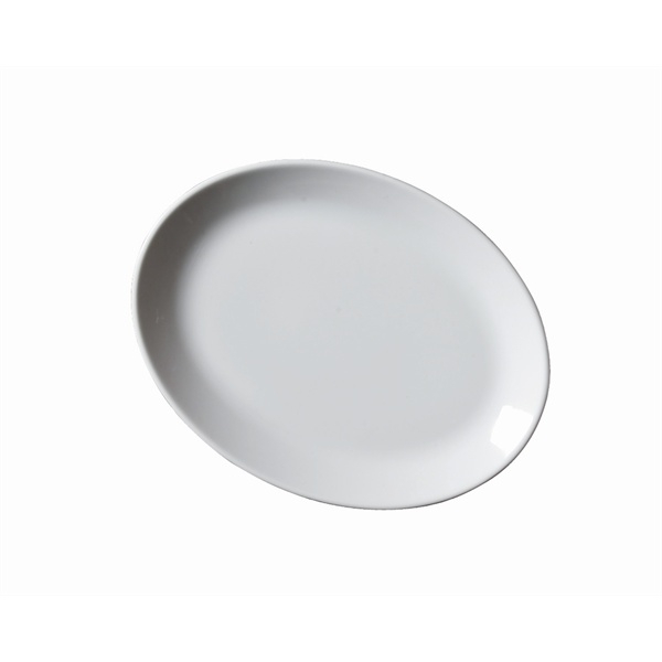 Genware Porcelain Oval Plate 25.4cm/10" - SKU: 112125