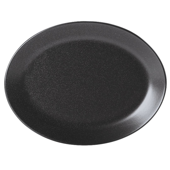 Graphite Oval Plate 30cm/12" Box of 6