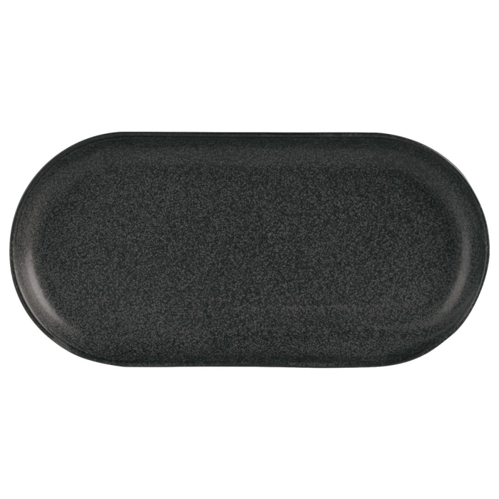 Graphite Narrow Oval Plate 30cm Box of 6