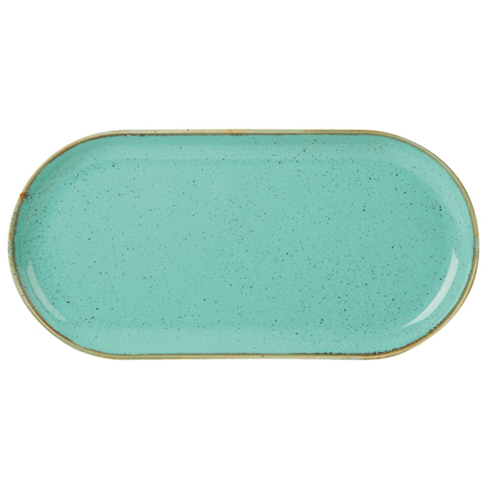 Sea Spray Narrow Oval Plate 30cm Box of 6