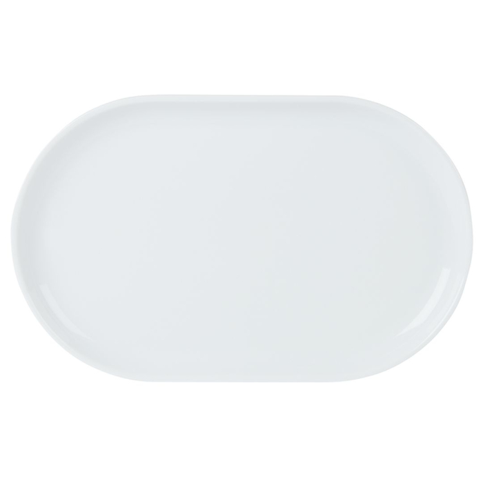 Narrow Oval Plate 32x20cm/12.5x8" - SKU: P118132