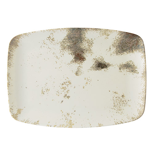 Sand Rectangular Plate 27cm Box of 6
