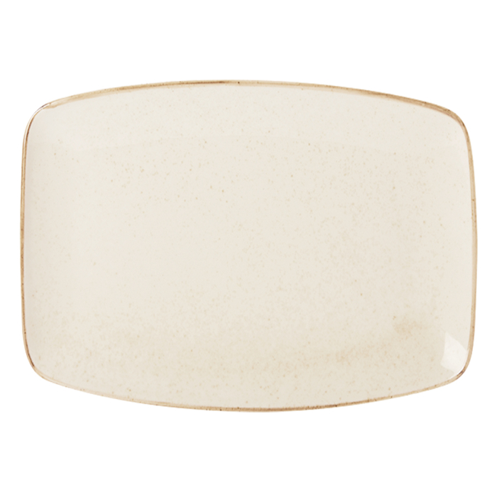 Oatmeal Rectangular Plate 32cm Box of 6