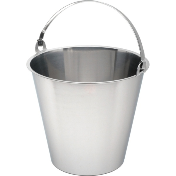 Swedish S/St. Bucket 15 Litre Graduated - SKU: 13015