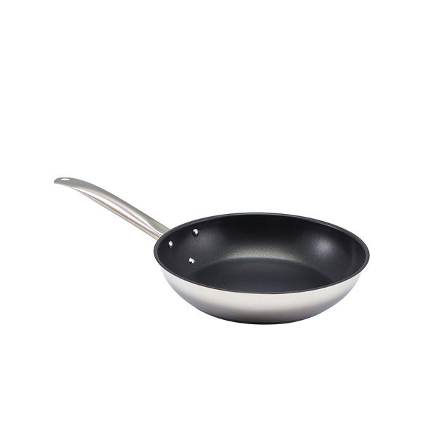 GenWare Economy Non Stick Stainless Steel Frying Pan 24cm - SKU: 1524-ENS