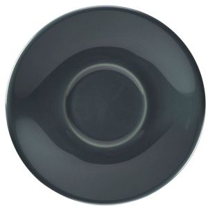 Genware Porcelain Grey Saucer 12cm/4.75" - SKU: 182112G