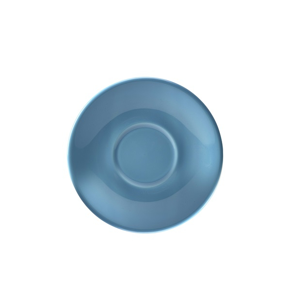 Genware Porcelain Blue Saucer 16cm/6.25" - SKU: 182115BL