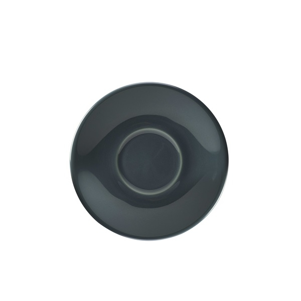 Genware Porcelain Grey Saucer 16cm/6.25" - SKU: 182115G