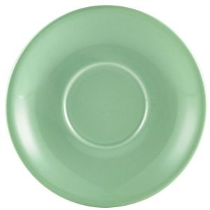 Genware Porcelain Green Saucer 16cm/6.25" - SKU: 182115GR