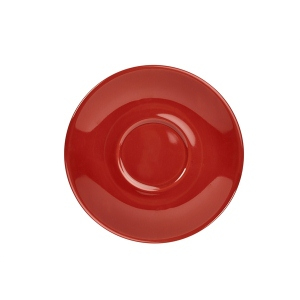 Genware Porcelain Red Saucer 16cm/6.25" - SKU: 182115R