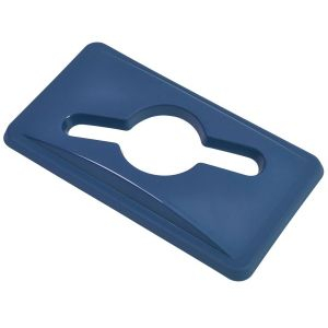 Blue Paper Lid For Slim Recycling Bin - SKU: 23233415