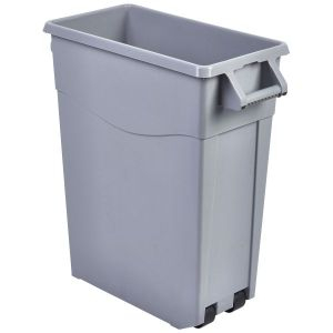 Grey Slim Recycling Bin 65L - SKU: 23432775