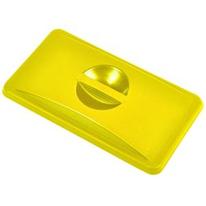 Yellow Closed Lid For Slim Recycling Bin - SKU: 23433102
