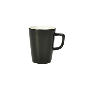 Genware Porcelain Black Latte Mug 34cl/12oz - SKU: 322135BK