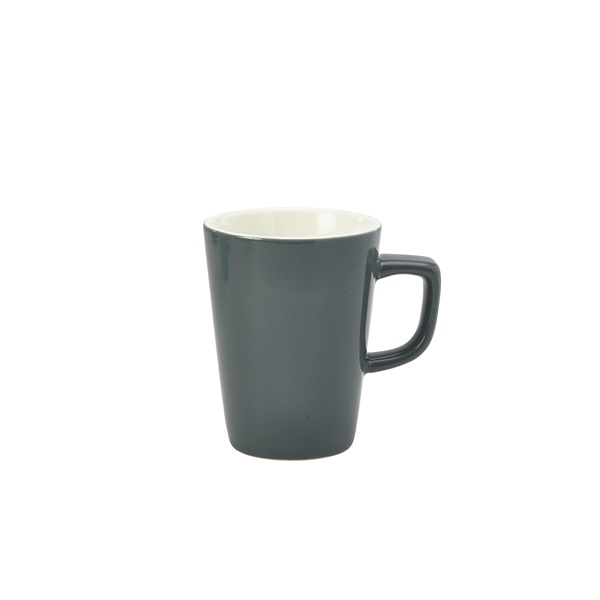 Genware Porcelain Grey Latte Mug 34cl/12oz - SKU: 322135G