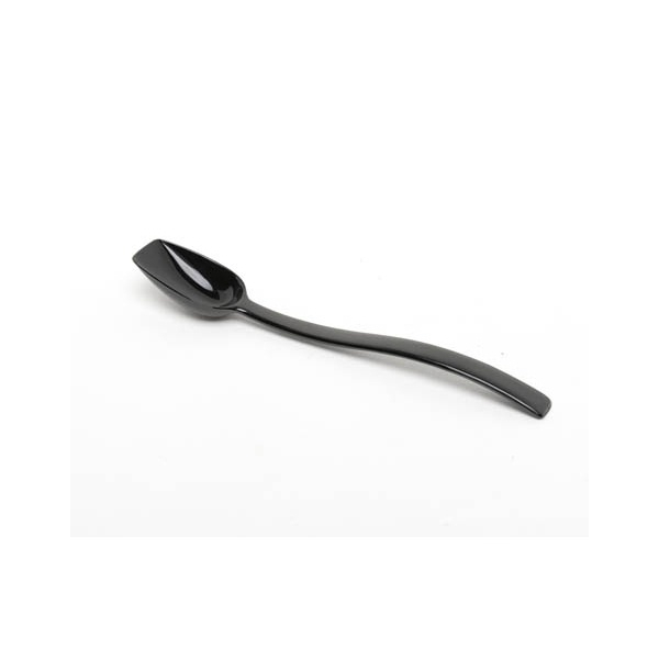Salad Spoon Solid 1/2oz Black 8" Long - SKU: 4460-03