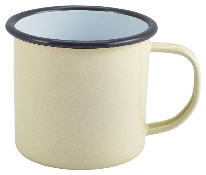 Enamel Mug Cream 36cl/12.5oz - SKU: 50018CREAM