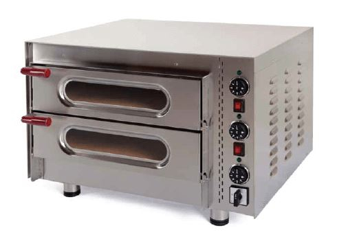 Kingfisher 50/2 Electric Twin Deck Pizza Oven - SKU: A00050/2
