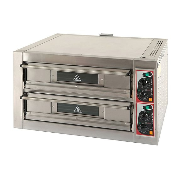 Zanolli EP70/2 Electric Twin Deck Pizza Oven - SKU: ACITEP65/2