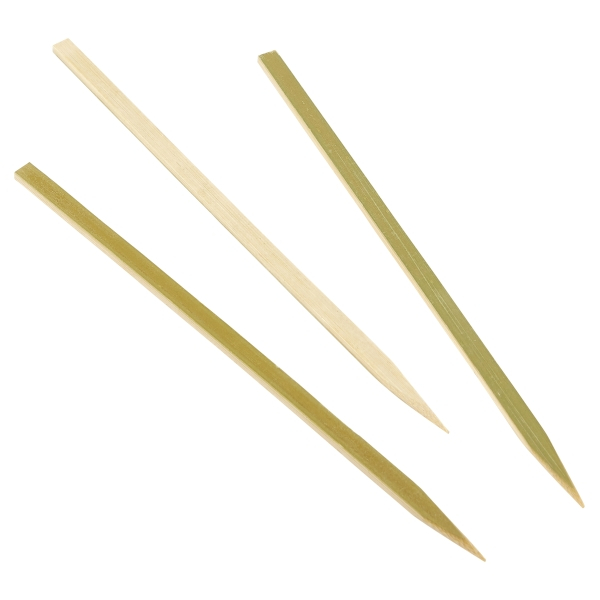 Bamboo Flat Skewers 18cm/7" (100pcs) - SKU: BMBFS18