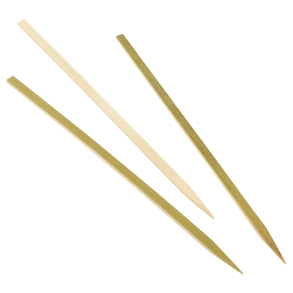 Bamboo Flat Skewers 21cm/8.25" (100pcs) - SKU: BMBFS21