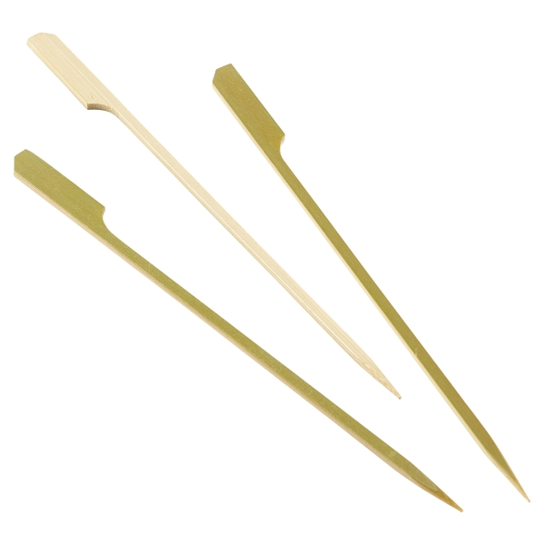 Bamboo Gun Shaped Paddle Skewers 18cm/7" (100pcs) - SKU: BMBGS18