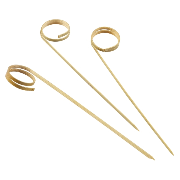 Bamboo Ring Skewers 12cm/4.75" (100pcs) - SKU: BMBRS12