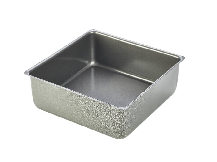 Carbon Steel Non-Stick Square Cake Pan 20 x 7cm - SKU: CP-CSS207