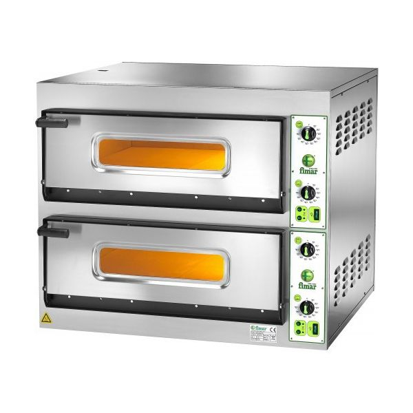 Fimar FES 4+4 Twin Deck Electric Pizza Oven - SKU: FES4+4