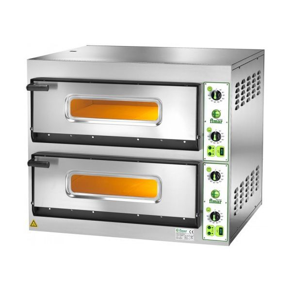Fimar FES 6+6 Electric Twin Deck Pizza Oven - SKU: FES6+6