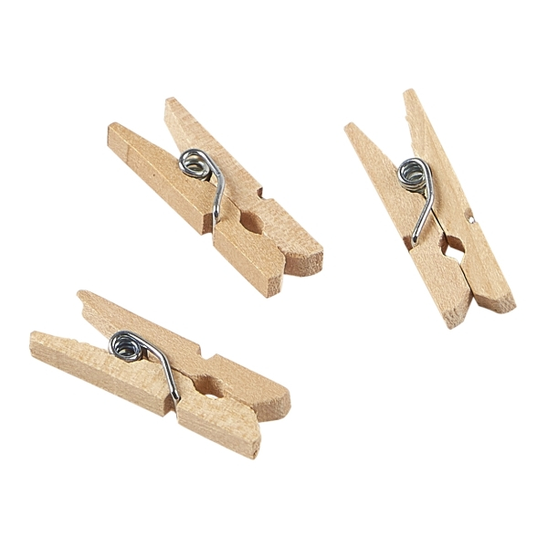 Miniature Wooden Pegs 2.5cm/1"  (1000pcs) - SKU: PEG2