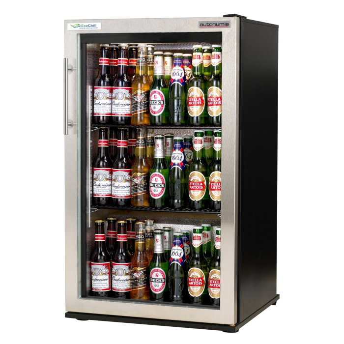 EcoChill 1 Door Hinged S/Steel Door Frame Bottle Cooler - SKU: RIC00005