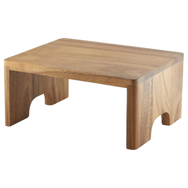 Acacia Wood GN Buffet Riser GN 1/2 15cm (H) - SKU: RSR-WGN12