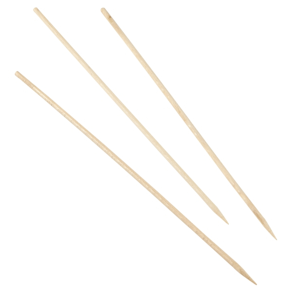 Wooden Skewers 20cm/8" (100pcs) - SKU: SKW20