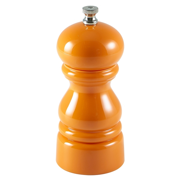 Genware Salt Or Pepper Grinder Orange 12.7cm - SKU: SPOR12