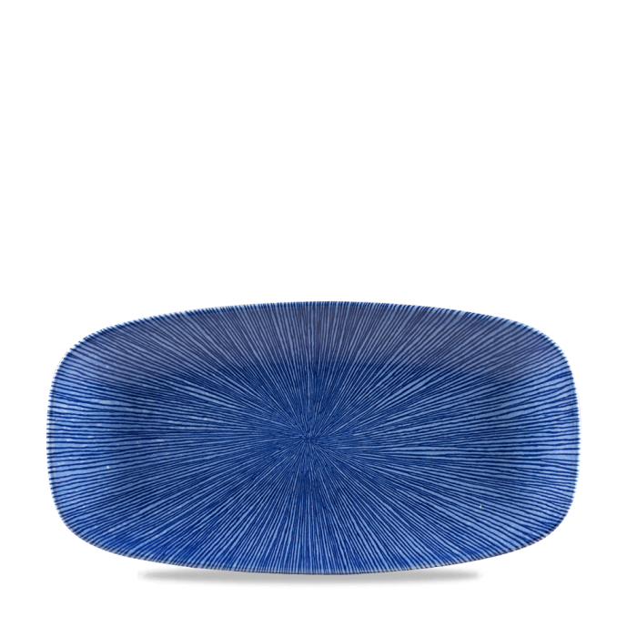 Studio Prints Agano Blue  Chefs Oblong Plate 11 3/4X6" Box 12