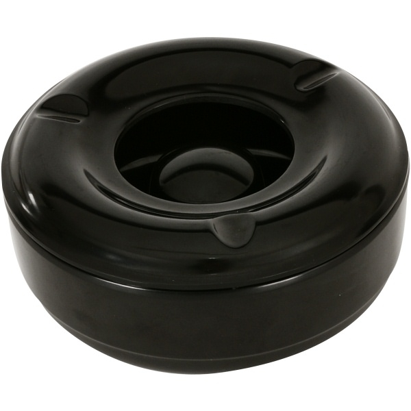Windproof Melamine Ashtray - Base + Lid 5.75" - SKU: AT-WIND