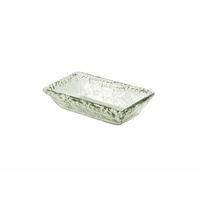 Glass Rectangular Bowl 21x13x5cm - SKU: B317006