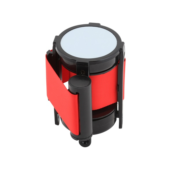 Genware Barrier Post - Retractable Red Belt - SKU: BP-BLTR
