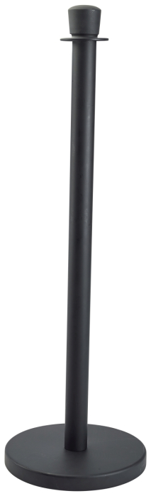 Genware Black Barrier Post - SKU: BP-RPEBK