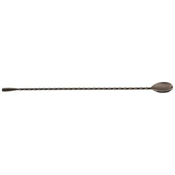 Gun Metal Teardrop Bar Spoon 35cm - SKU: BS-T35GM