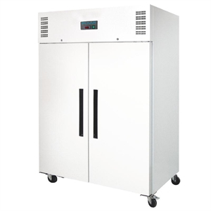 Polar G-Series Upright Double Door Fridge White - 1200Ltr - SKU: CC663