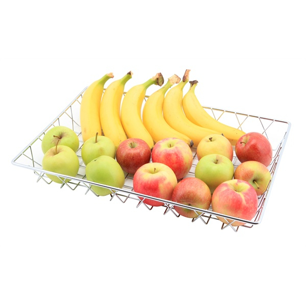 Chrome Display Basket 45X30X5cm - SKU: CDB-4530