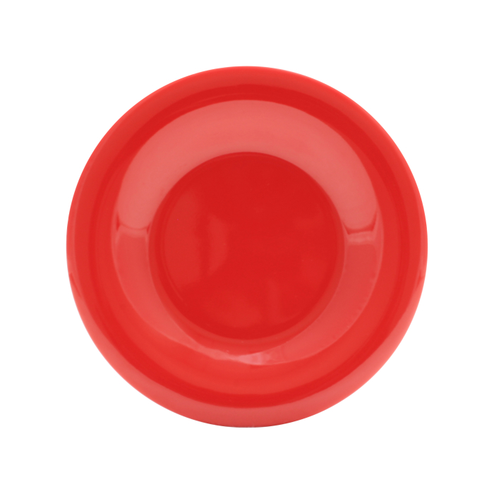 Wide Rim Plate 10 1/2" / 270mm, Pure Red