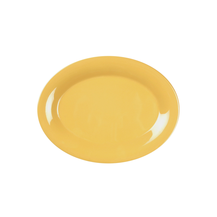 9 1/2" X 7 1/4" / 240mm X 185mm Platter, Yellow