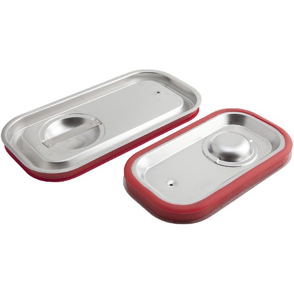 St/St Gastronorm Sealing Pan Lid 1/6 - SKU: GN16-SLID